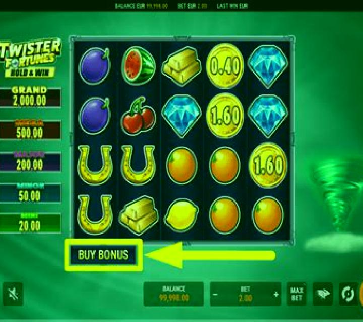 Twister Fortunes Hold and Win slot