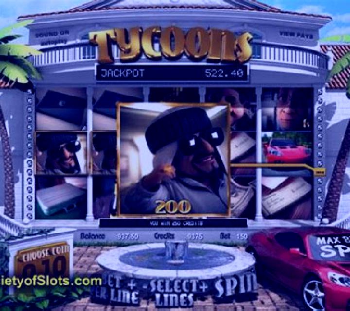 Tycoons slot machine
