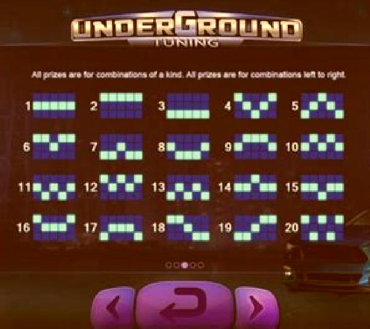Underground Tuning slot machine
