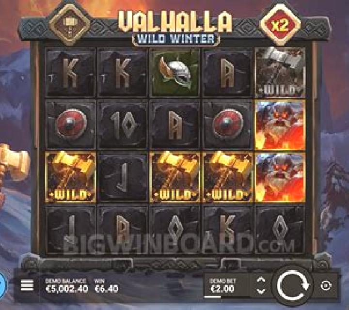 Valhalla Wild Winter slot machine