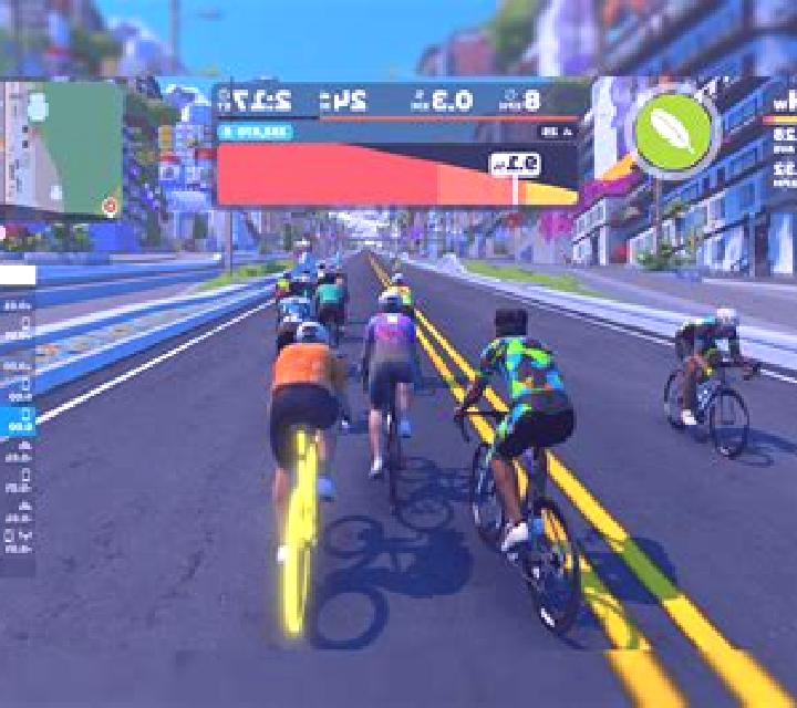 Virtual Cycling slot game