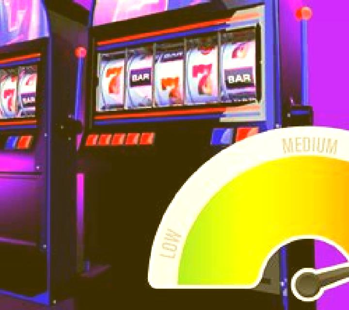 Volatile slot machine