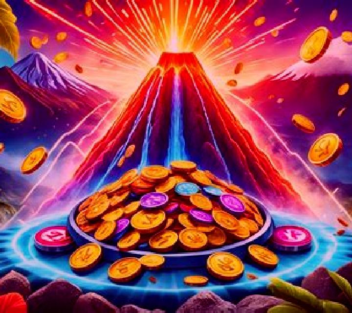 Volcano Crown slot machine