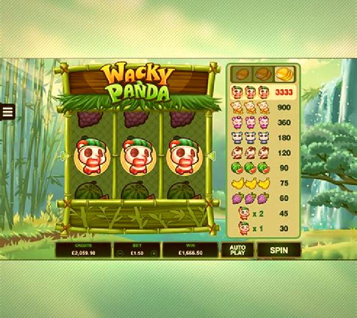 Wacky Panda Power Combo online slot