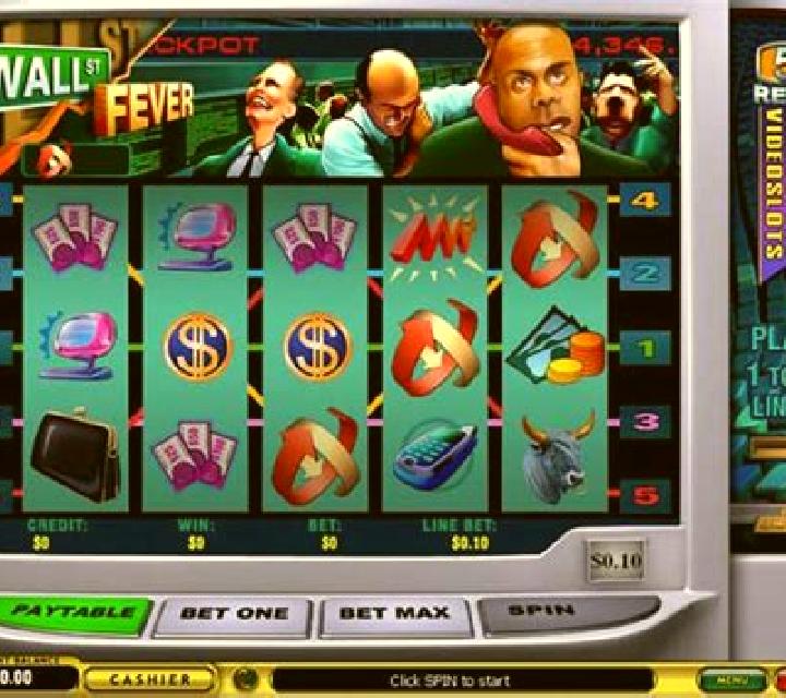 Wall Street slot machine