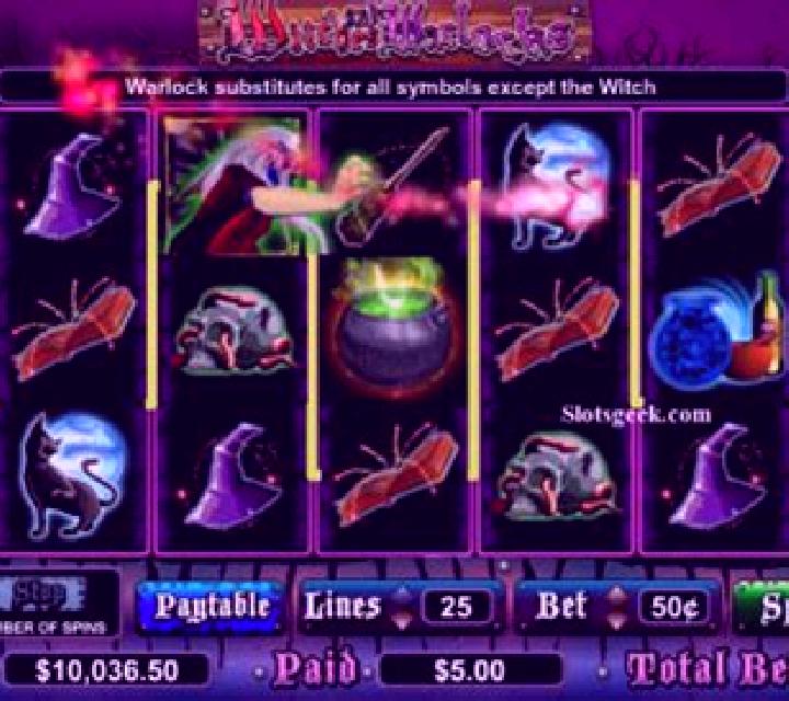 Warlocks slot machine