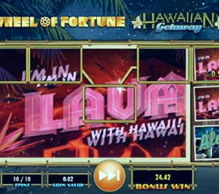 Wheel of Fortune Hawaiian Getaway slot game