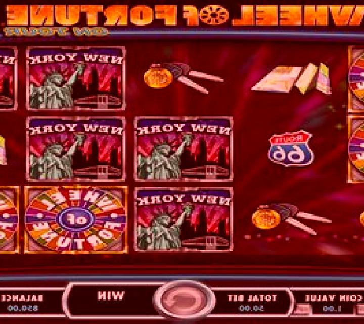 Wheel of Fortune on tour slot machine