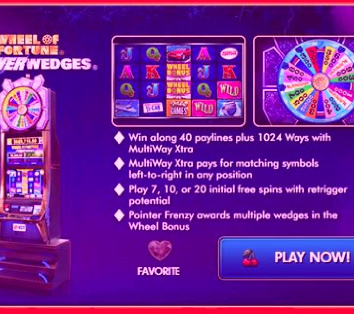 Wheel of Fortune Power Wedges slot game