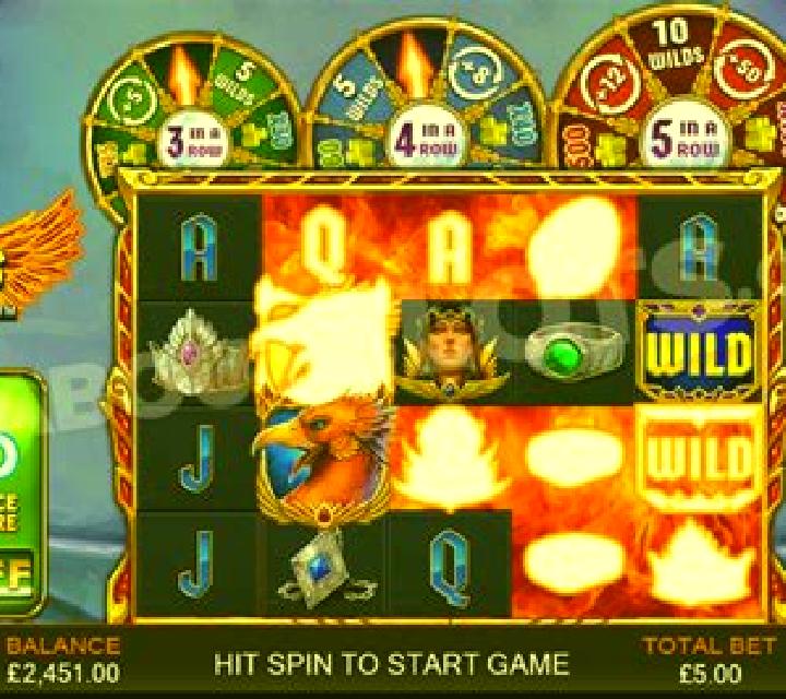 Wheels of Flame online slot