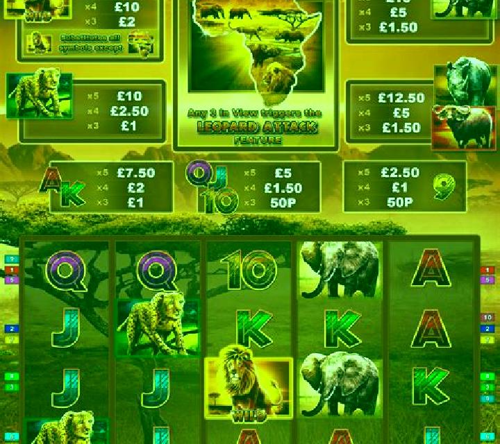 Wild Adventure - Big 5 Leopard Edition slot game