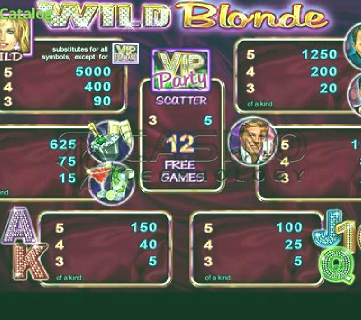 Wild Blonde slot