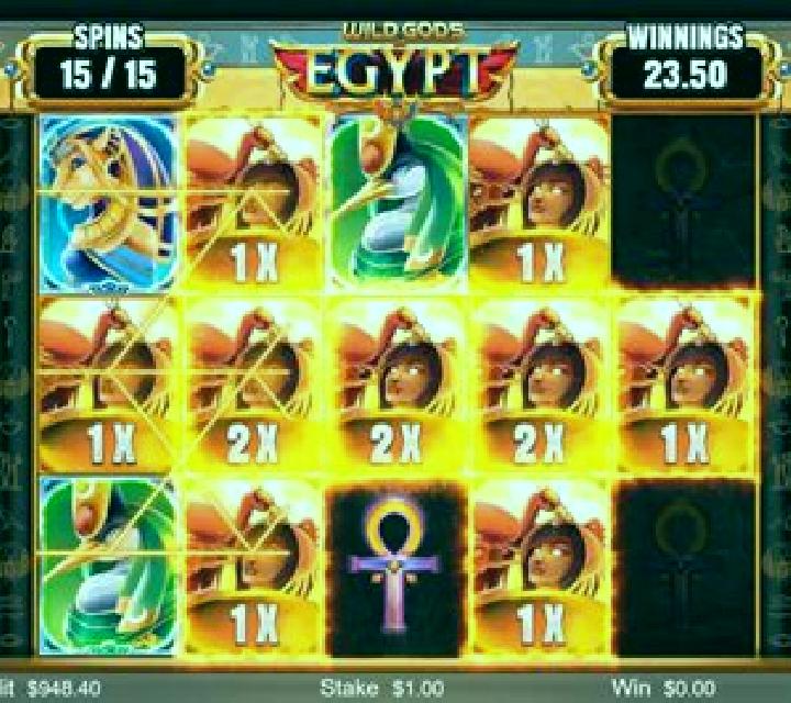 Wild Gods of Egypt online slot