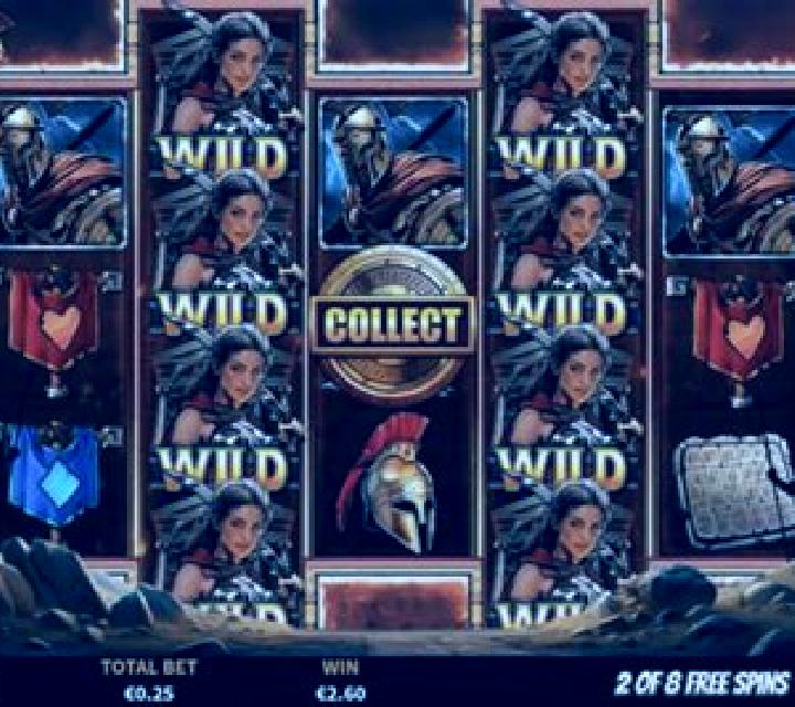 Wild Storm Legionnaire slot game