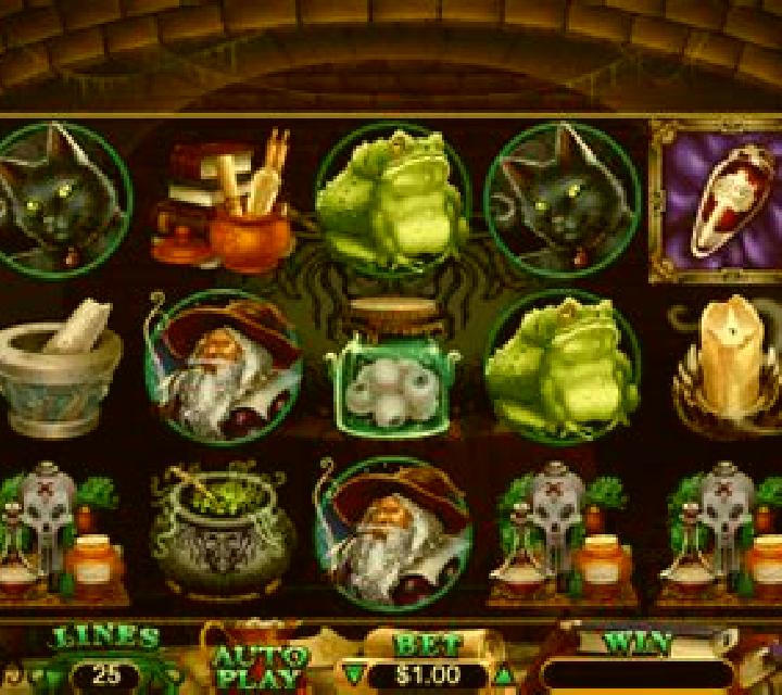 Witchs Brew (RTG) online slot
