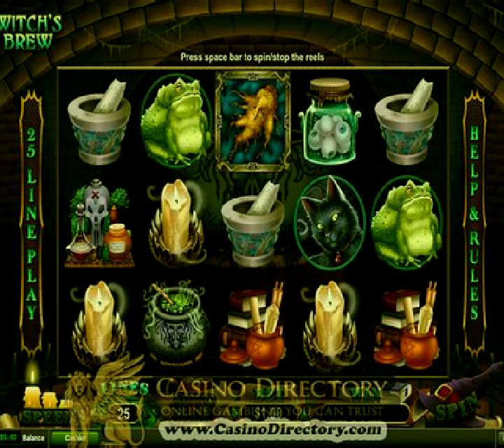 Witchs Brew (RTG) slot machine