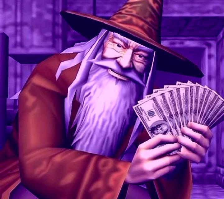 Wizards Wand Money Up slot game
