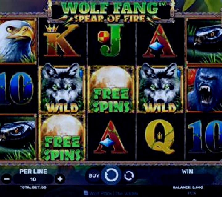 Wolf Fang Spear of Fire slot machine