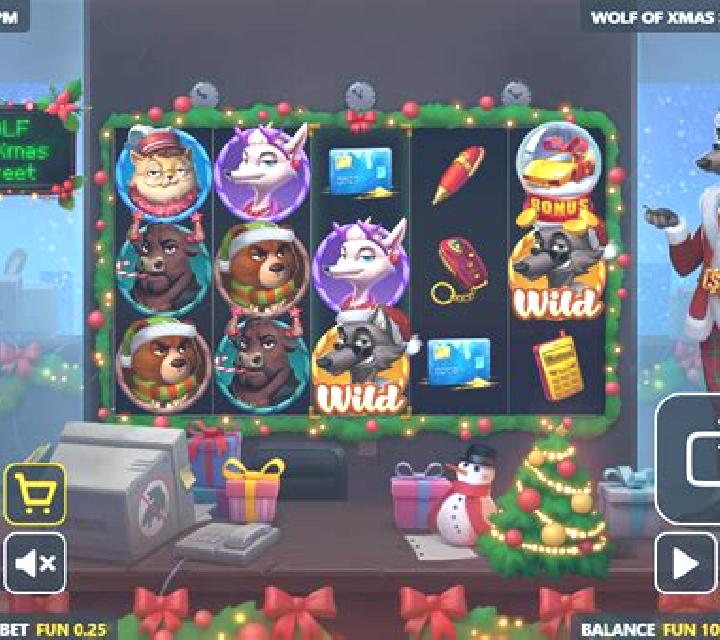 Wolf of Xmas Street slot machine