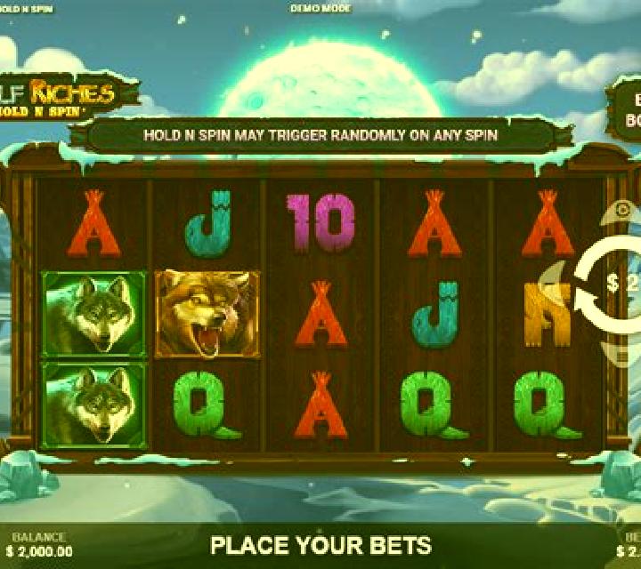 Wolf Riches Hold N Spin online slot