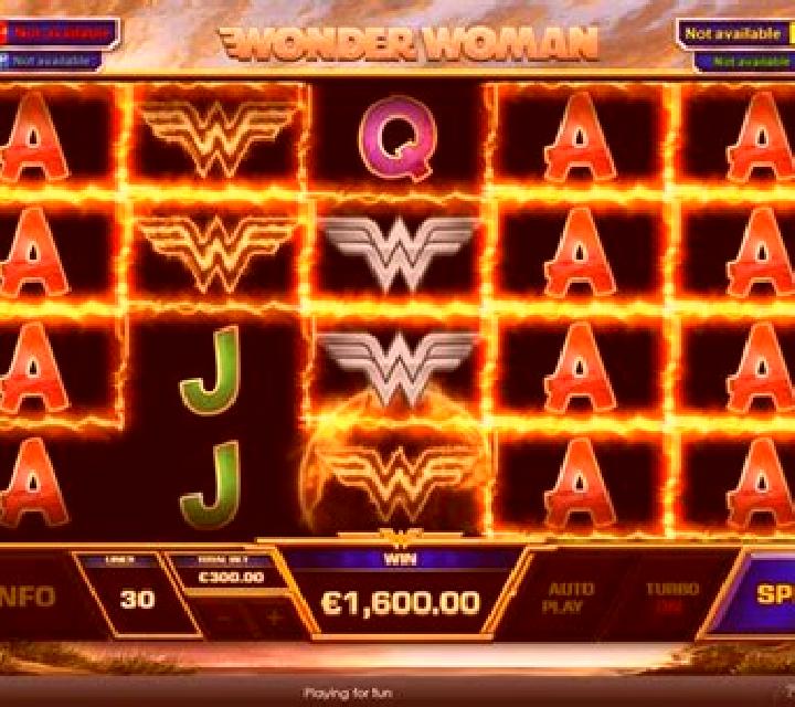 Wonder Woman (Playtech) slot game