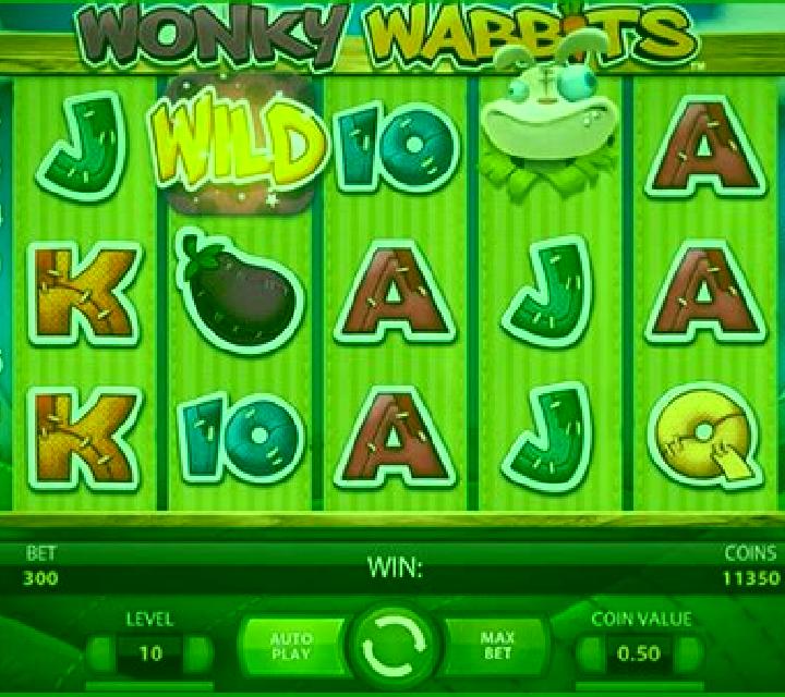 Wonky Wabbits slot game