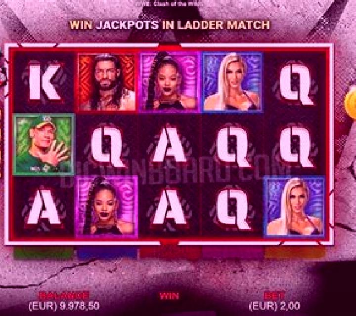 WWE: Clash of the Wilds slot game