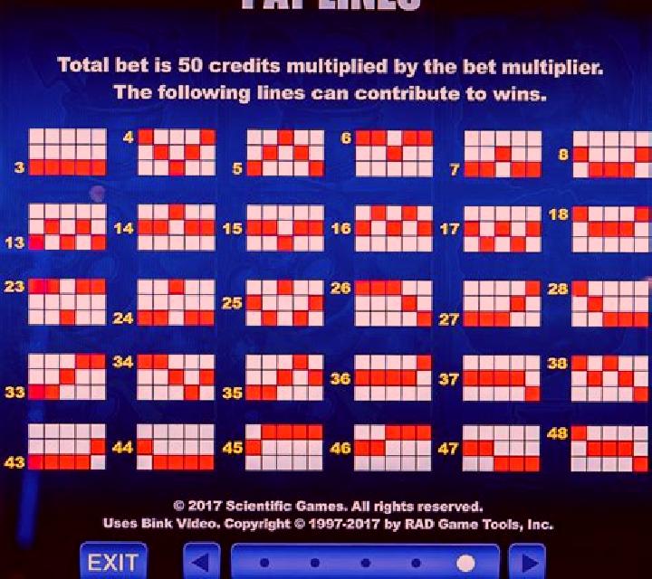 X-man 50 lines slot