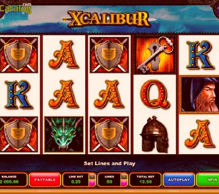 Xcalibur (Microgaming) slot game