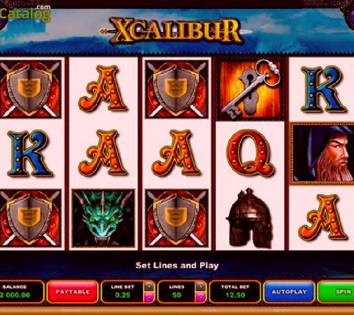 Xcalibur (Microgaming) slot machine