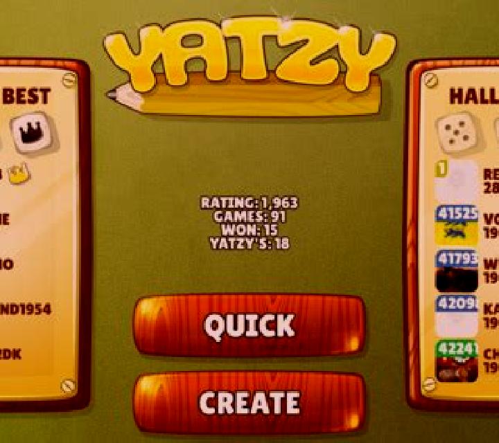 Yatzy slot machine