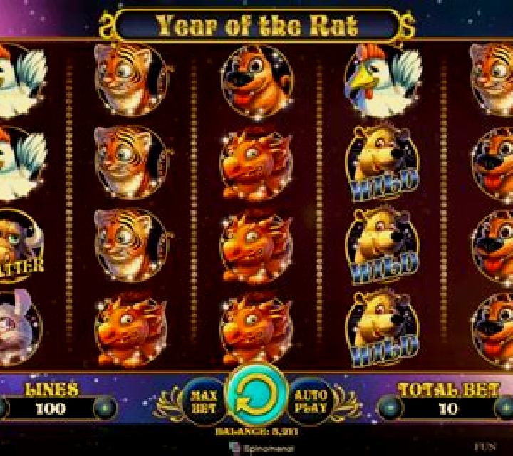 Year of the monkey (Spinomenal) slot game