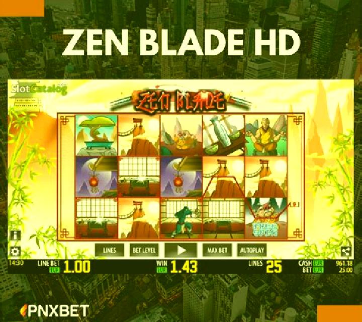 Zen Blade HD slot game