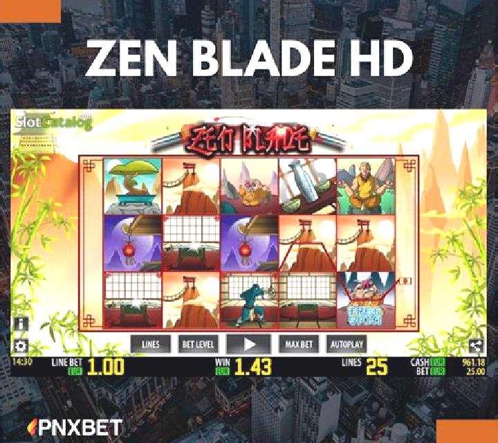 Zen Blade HD slot machine