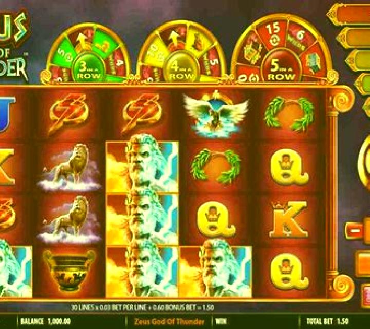 Zeus God of Thunder (WMS) slot machine