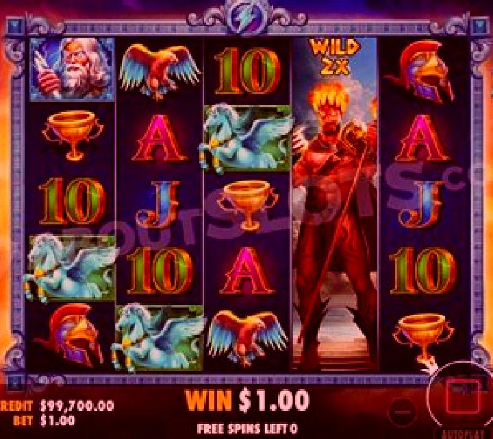 Zeus Wilds slot game
