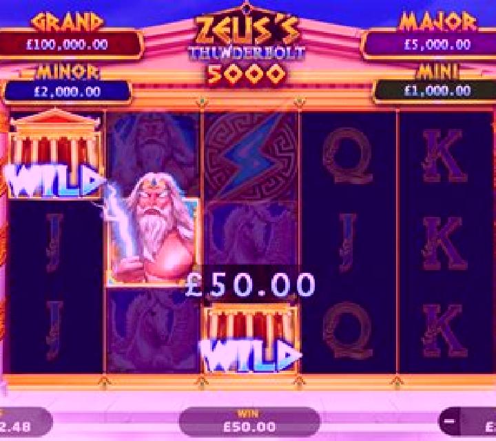 Zeus s Thunderbolt 5000 slot