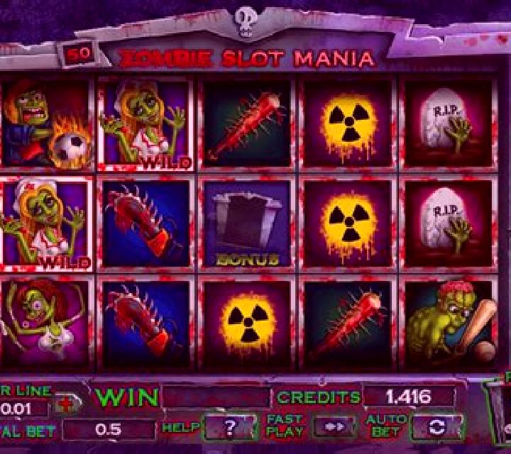 Zombie slot mania slot machine