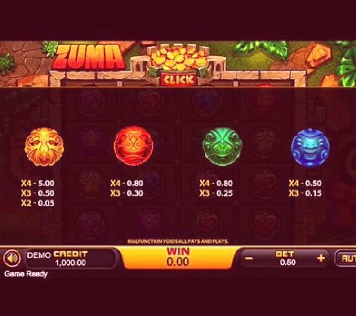 Zuma (PlayStar) slot game
